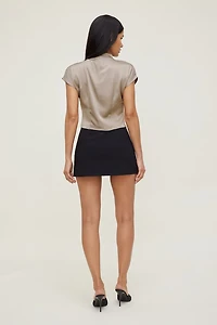 Ella Layered Satin Blouse