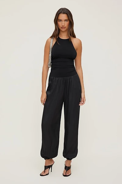 Satin Balloon Pants