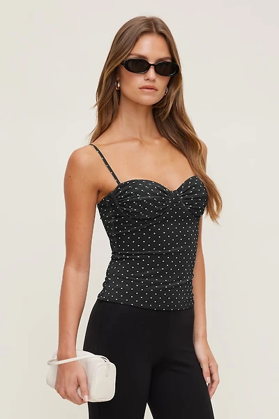 Monet Mesh Top