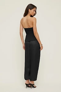 Haut bustier à basque