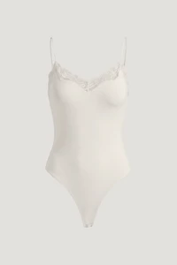 Sculpt Lace Trim Bodysuit