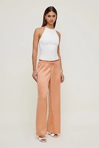 Leo Satin Wide Leg Pants