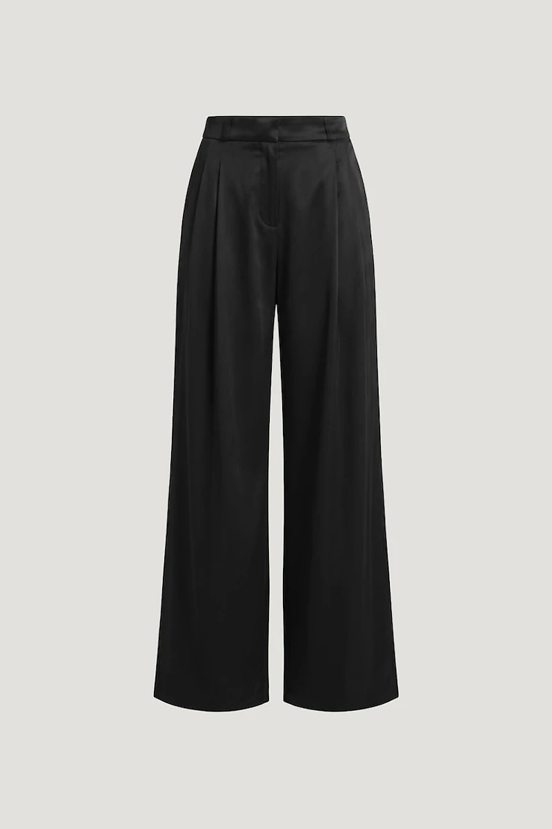 Satin Wide Leg Pants
