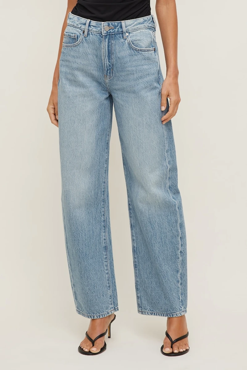 Kennedy High Rise Barrel Leg Jeans