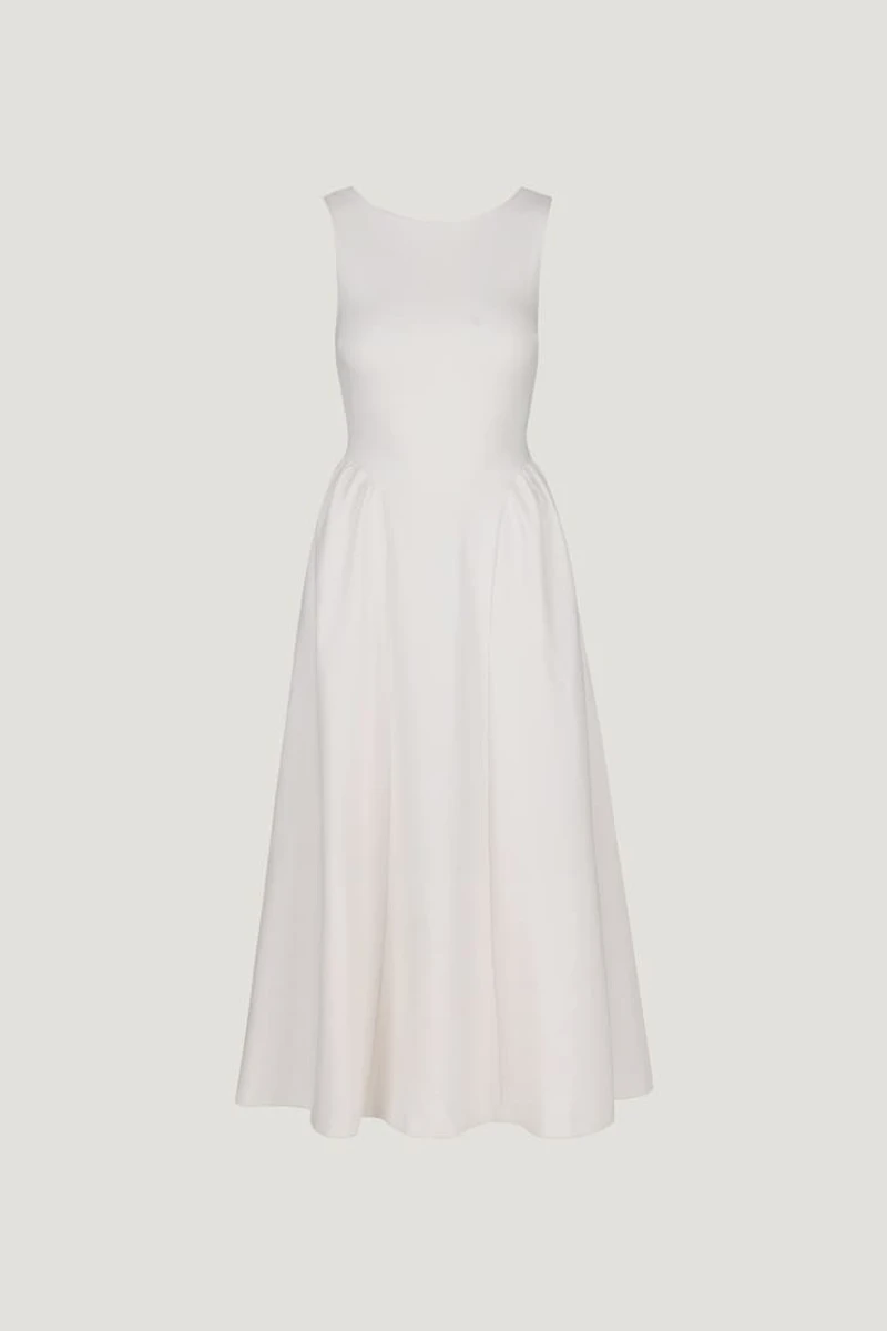 Robe maxi en tricot point de Rome Iris