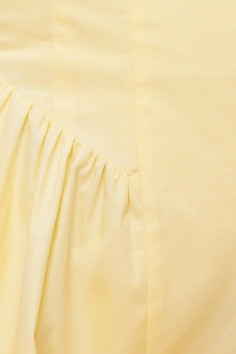 Flared Poplin Mini Dress