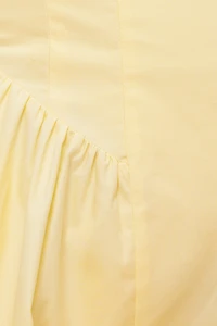 Flared Poplin Mini Dress