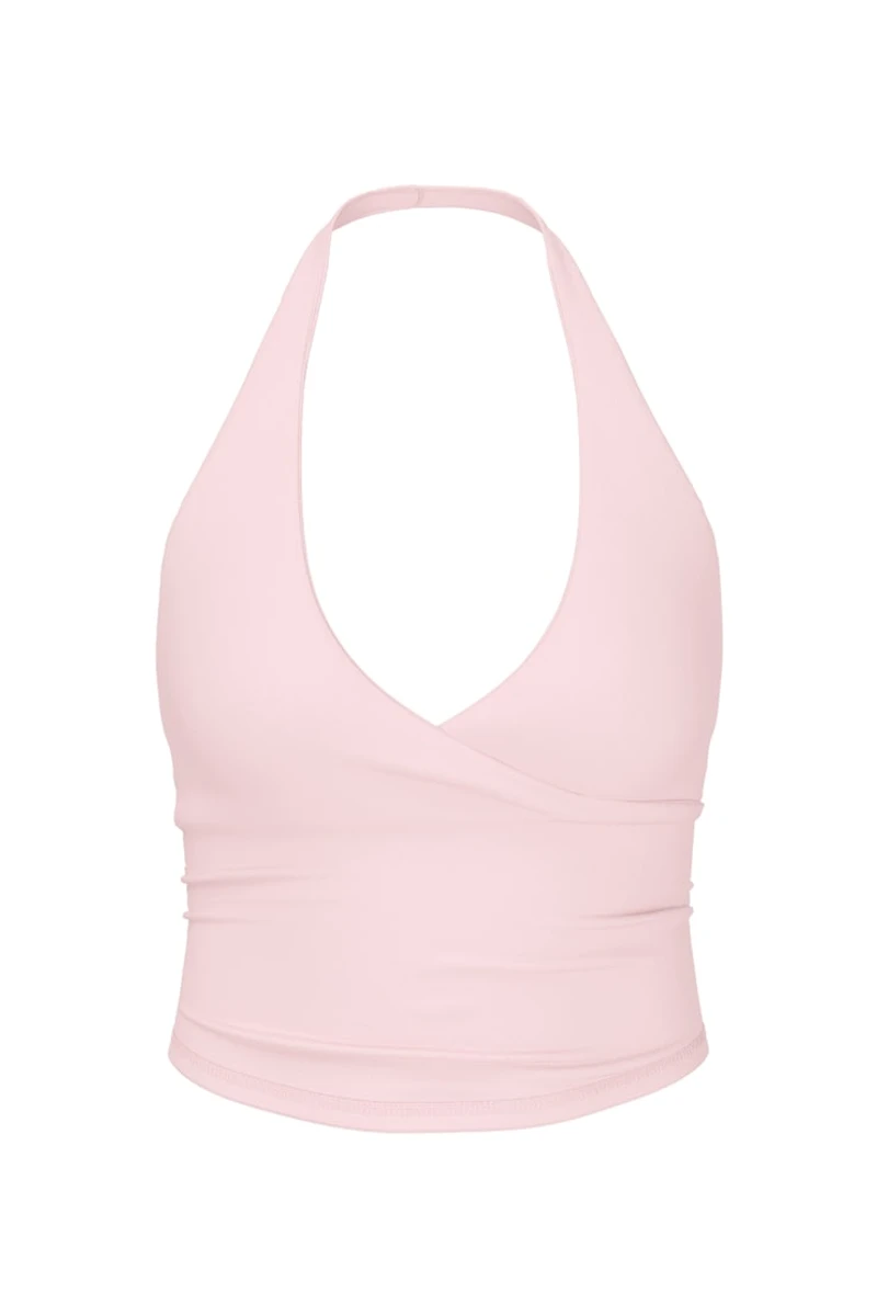 Active Wrap Halter Top