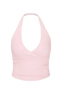 Active Wrap Halter Top