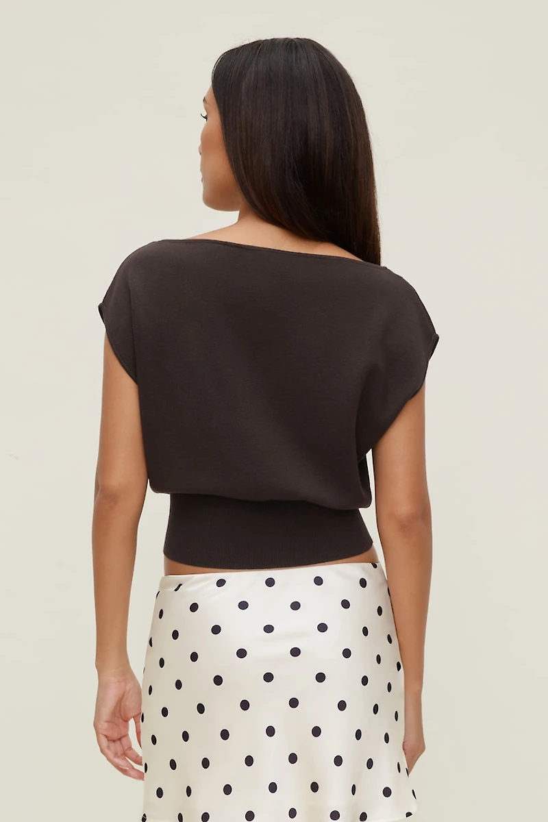 Aria Boat Neck Sweater