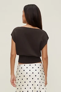 Aria Boat Neck Sweater