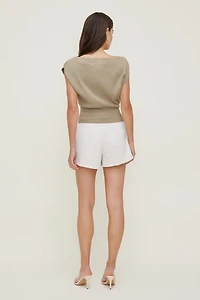 Chandail à col bateau