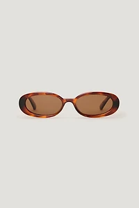 LE SPECS | Outta Love Oval Sunglasses