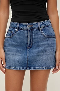 Gia Denim Mini Skort