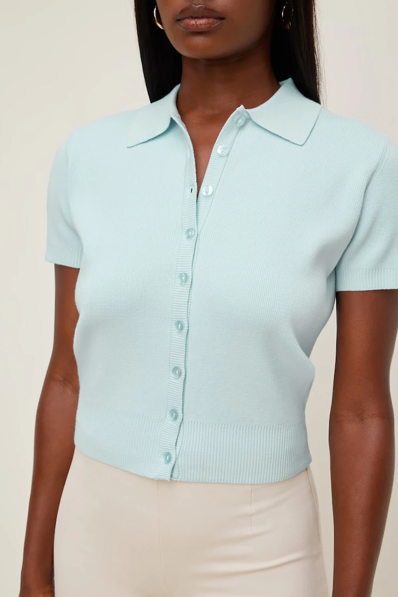 Polo Cardigan