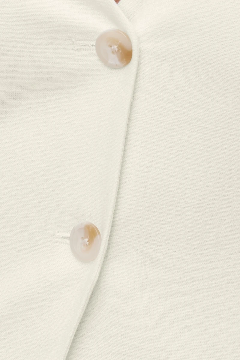 Linen Halter Vest