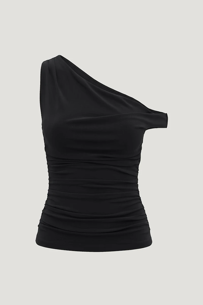 Off Shoulder Mesh Top