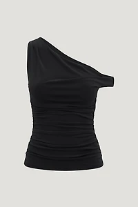 Off Shoulder Mesh Top