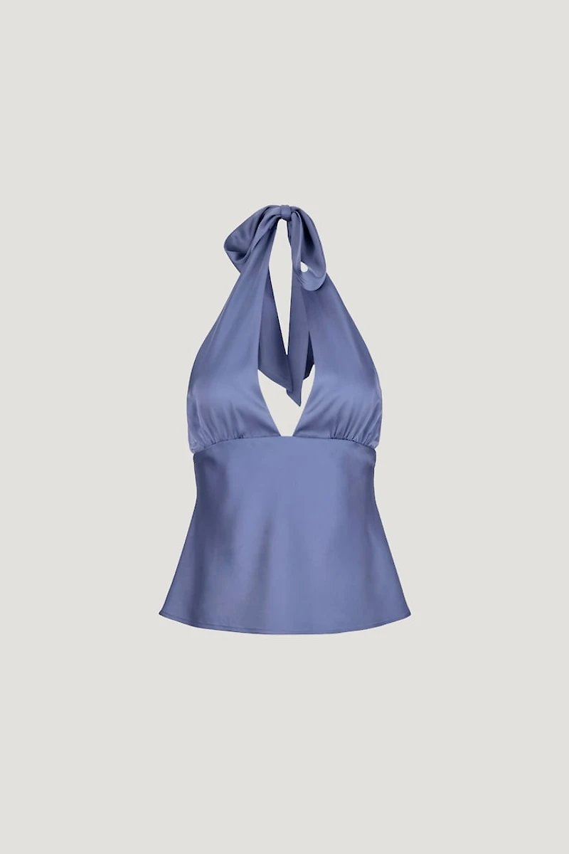 Satin Halter Top