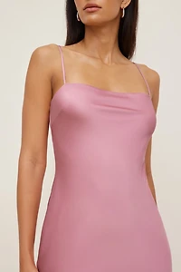 Aubrey Satin Maxi Dress