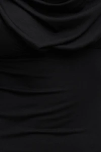 Draped Scoop Neck Top