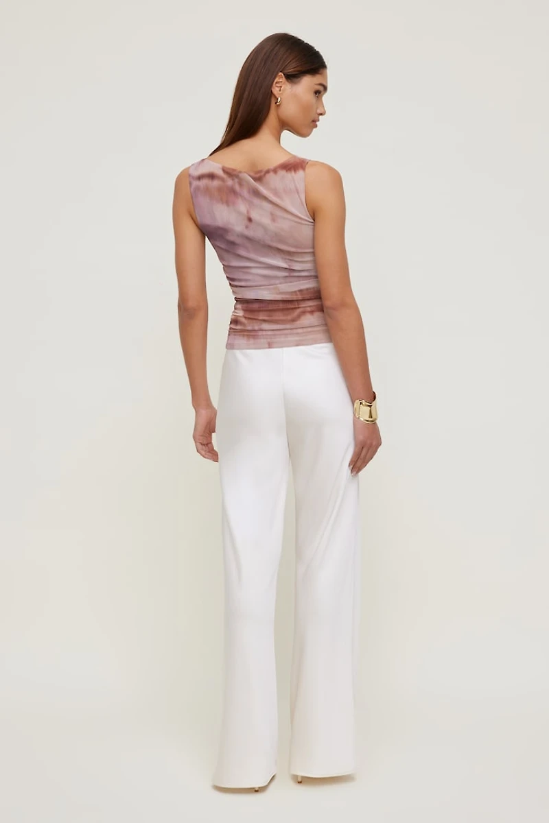 Camisole imprimée en maille Nola