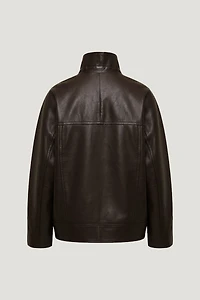 Cocoon Faux Leather Jacket