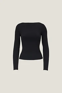 Nola Sculpt Long Sleeve Top