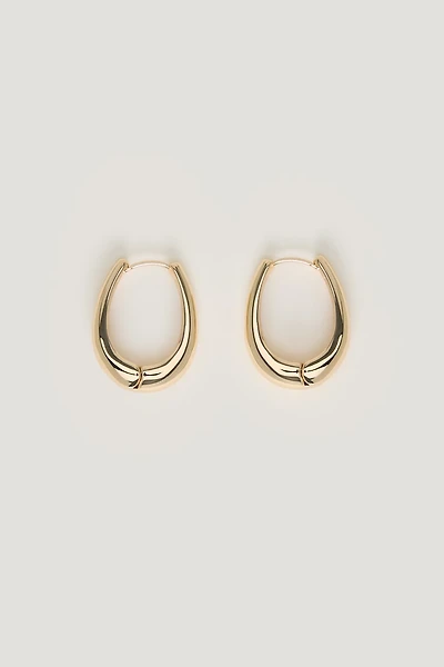 Oval Hoop Earrings