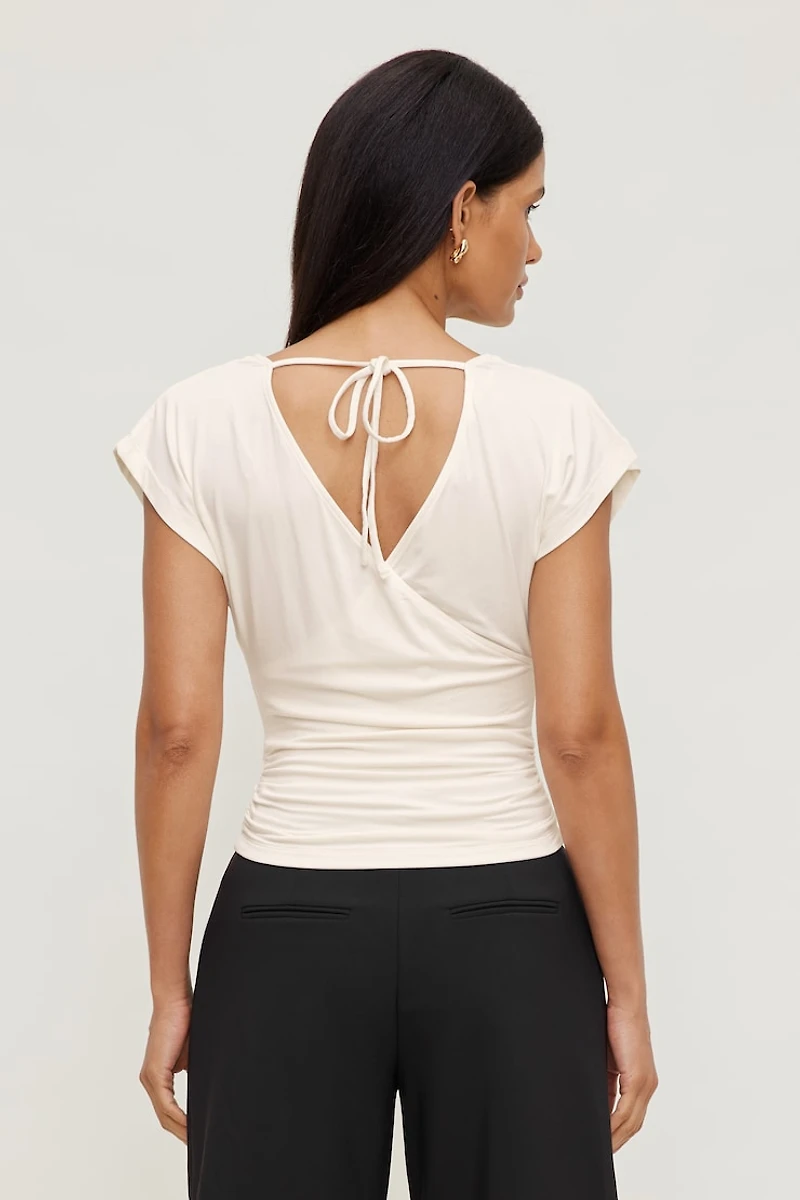 Flutter Sleeve Top