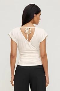 Flutter Sleeve Top