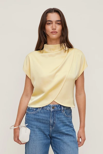 Ella Layered Satin Blouse