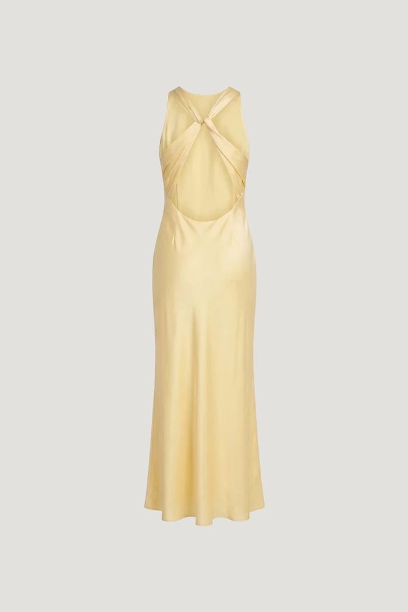 Andy Satin Maxi Dress