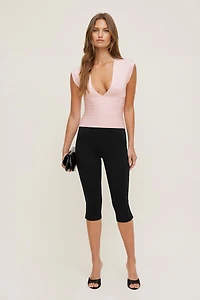 V Neck Bandage Top