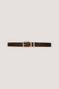Classic Faux Leather Belt