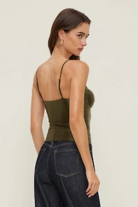Monet Stretch Satin Top
