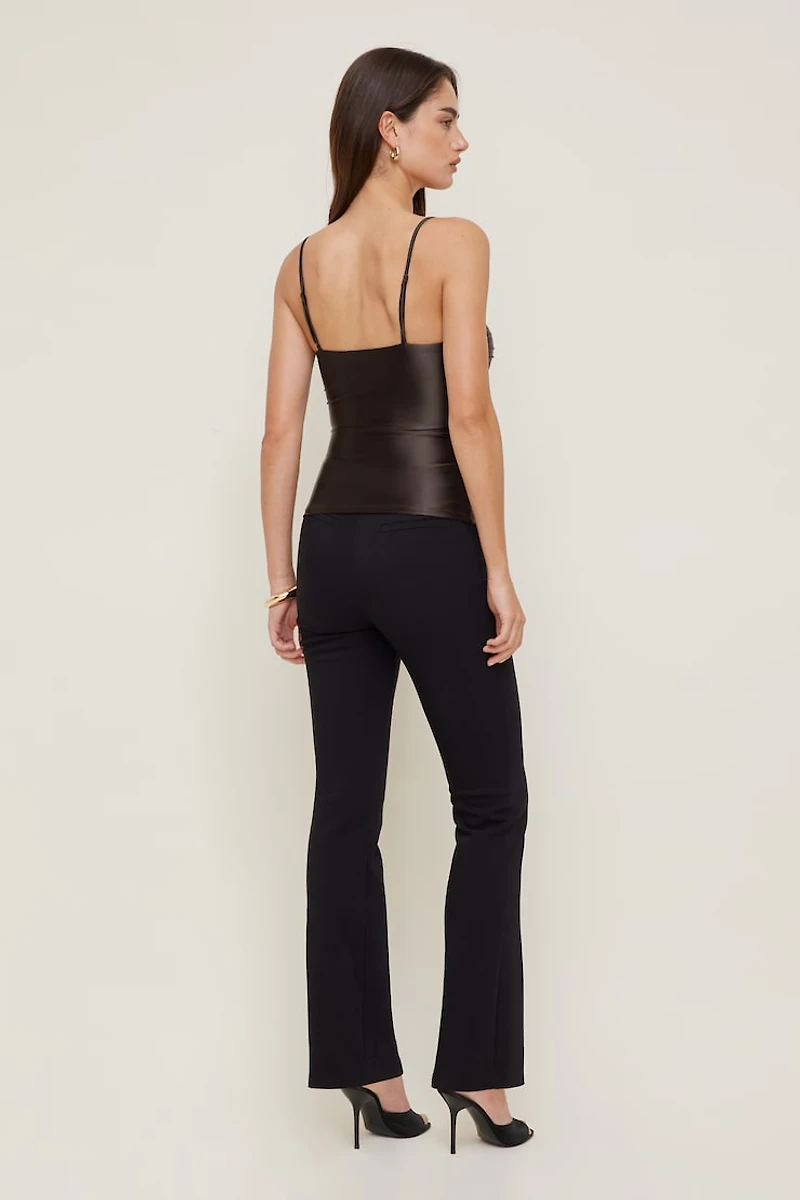 Monet Stretch Satin Top