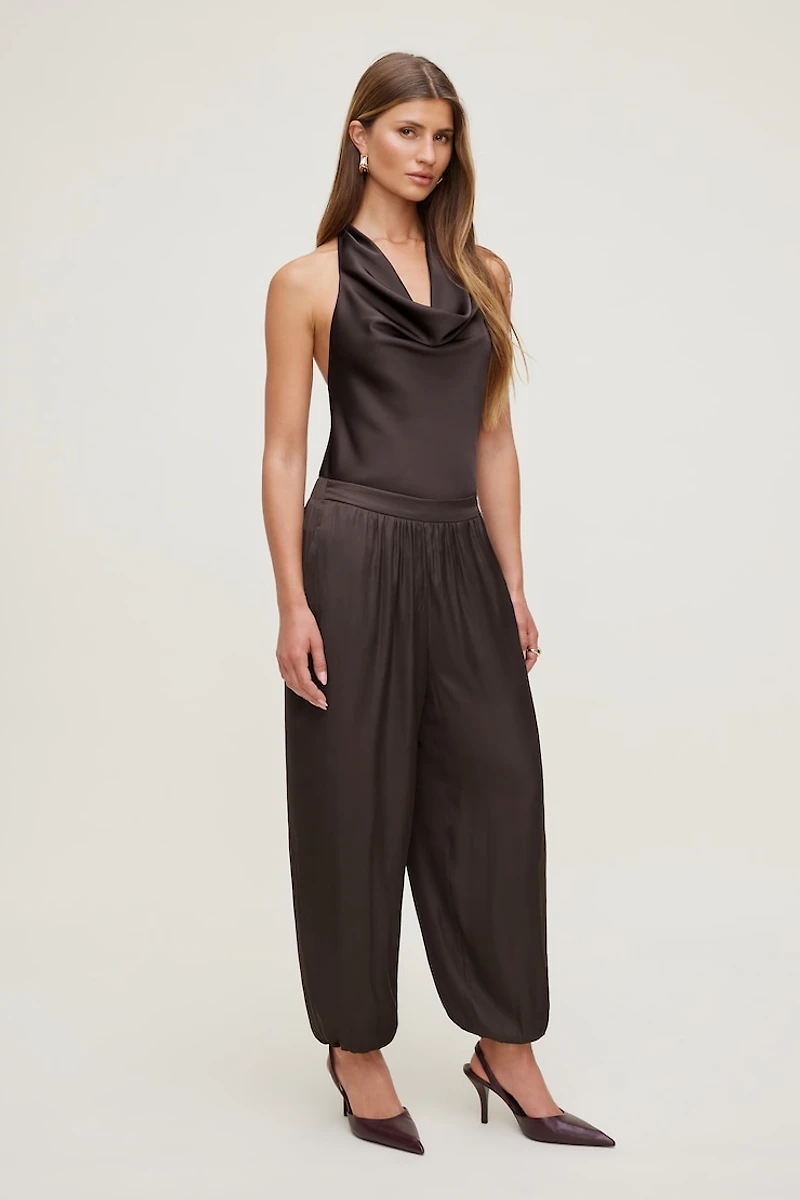 Satin Balloon Pants