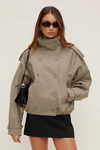 Siena Trench Bomber Jacket