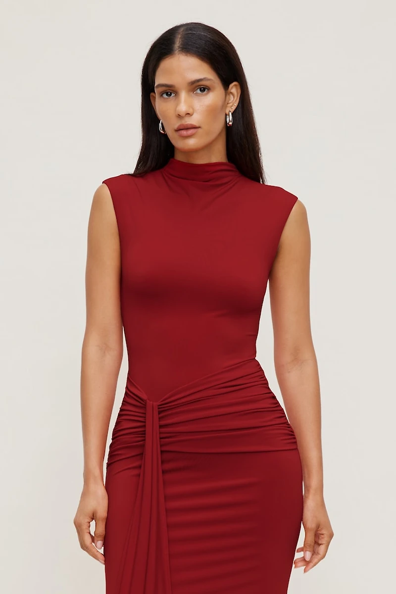 Robe maxi sculptée Talia