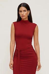 Robe maxi sculptée Talia