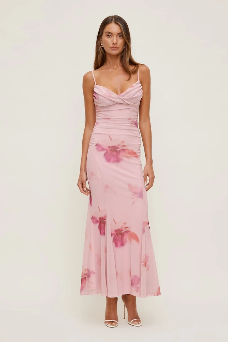 Delphi Mesh Maxi Dress