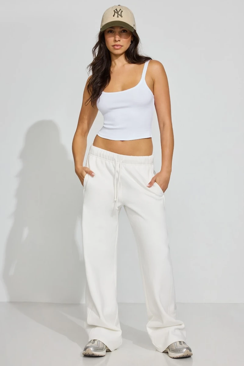Pantalon de jogging à jambe droite en tissu UltraFleece