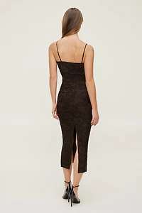 Mona Jacquard Maxi Dress