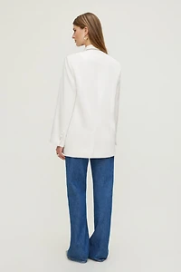 Veston ample en satin Noa