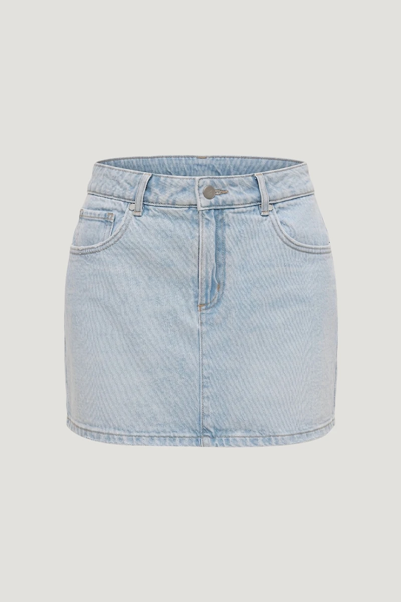 Gia Denim Mini Skort