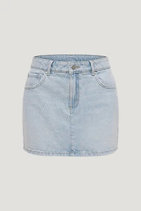 Gia Denim Mini Skort