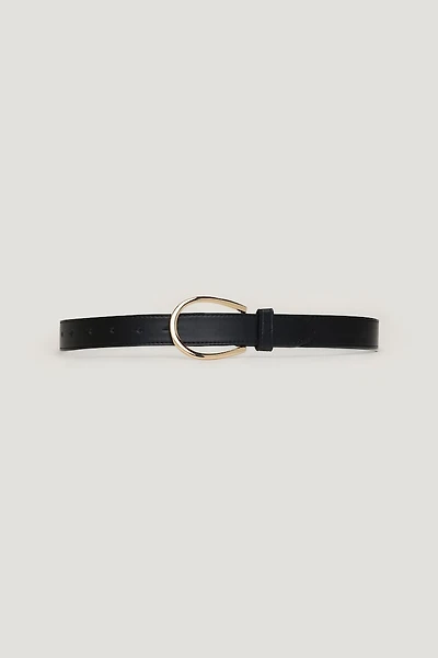 Pull Through Faux Leather Belt