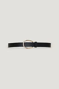 Pull Through Faux Leather Belt