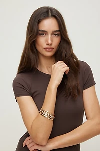 5 Pack Gem Bangles